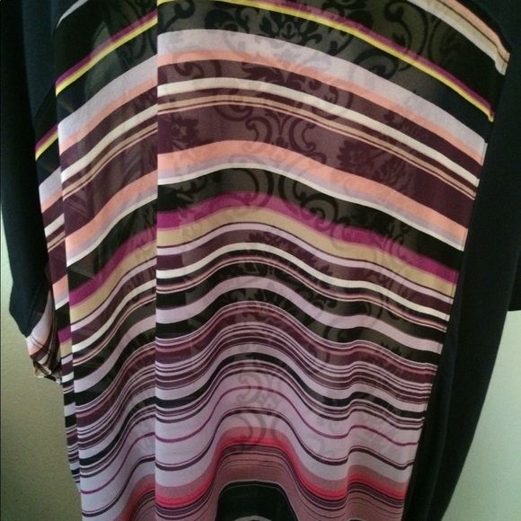 Lane Bryant Knit/Sheer Tunic NWT - Picture 2 of 4